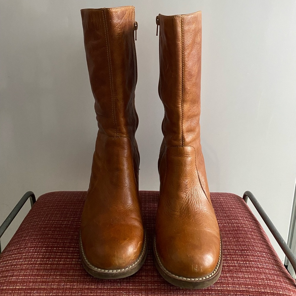 Leather Heeled Boots